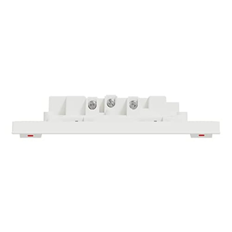 Schneider Electric Avataron C Switched Socket E87T25_WE, 2 Gangs, 13A White 250 V